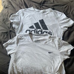 Adidas + Nike t shirts (2 pack)
